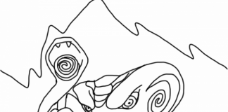 kolorowanka wąż z klocków lego dla dzieci do druku