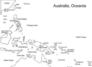 Widok na mapę z góry kolorowanka widok na mapę z góry