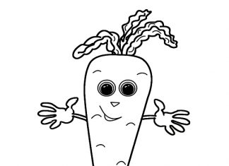 Rozmażona marchewka kolorowanaka rozmażona marchewka