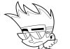 Johnny Test w okularach