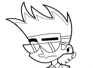 Johnny Test w okularach