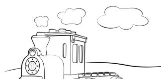 Lego duplo ciuchcia kolorowanka Lego duplo ciuchcia