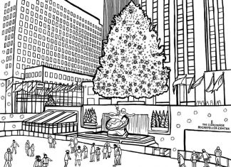 Miasto Nowy Jork kolorowanka Miasto Nowy Jork