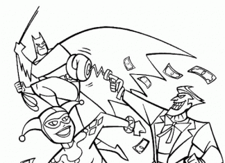 Batman walczy ze złoczyńcami