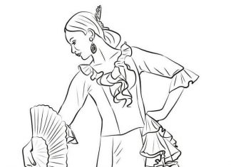 Bogato zdobiona kobieta