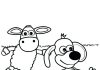 Bohaterowie owca Shaun kolorowanka bohaterowie owca shaun do druku