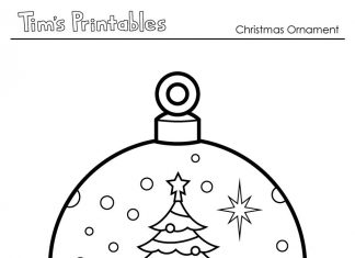 Bombka świąteczna z choinką kolorowanka bombka świąteczna z choinkom