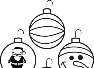 Bombki świąteczne kolorowanka bombki świąteczne ze zdobienami dla dzieci do druku