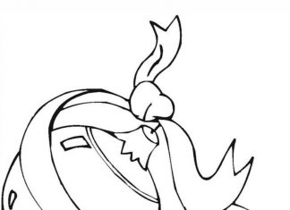 Bombki świąteczne ze wstążkom kolorowanka bombki świąteczne ze wstążkom