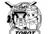 kolorowanka chłopak z robotem - Tobot dla chłopców