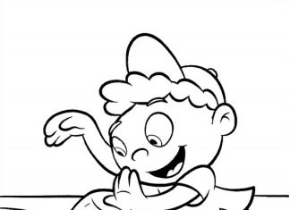 Chłopiec gra na bębenku kolorowanka chłopiec gra na bębenku do druku