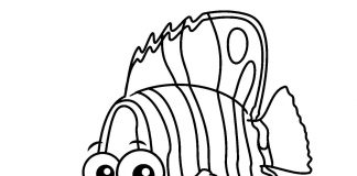 Dla 4 latka ryba kolorowanka dla 4 latka ryba