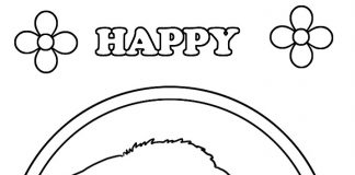 Dla 7 latka kartka urodzinowa z zającem kolorowanka dla 7 latka kartka urodzinowa z zającem