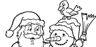 Dla 8 Latków Św. Mikołaj z bałwanem