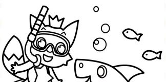 Dla 8 Latków chłopiec nurkuje z delfinami