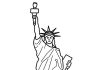 Duża Statua Wolności kolorowanka duża Statua Wolności