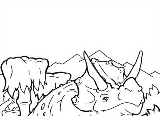 Duży gad stąpający po ziemi