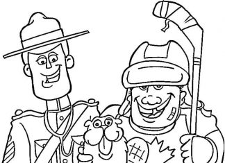 Dwóch panów z bobrem