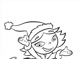 Dziewczyna jeździ na łyżwach kolorowanka dziewczyna jeździ na łyżwach do druku dla dzieci