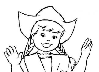 Dziewczynka z owocami w bucie