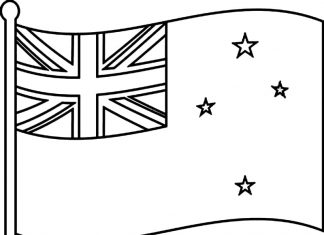 Flaga brytyjska kolorowanka flaga Brytyjska