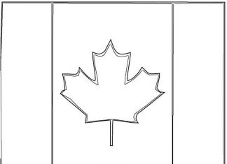 Flaga pod napisem Kanady