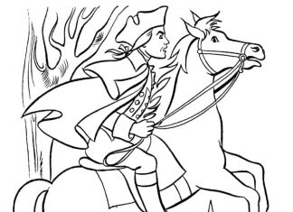 Galopujący koń kolorowanka galopujący koń