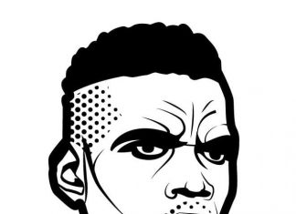 Głowa Paula Pogby kolorowanka głowa Paula Pogby do druku