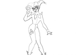 Harley Quinn z kartami