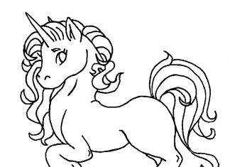 Idący pegazus kolorowanka idący pegazus dla dzieci do druku