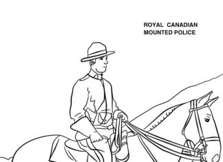 Kanadyjska policja w górach