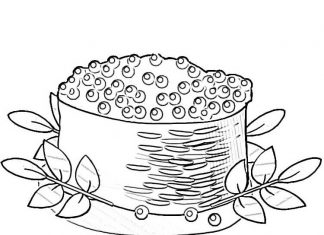 Kawior kolorowanka kawior do druku