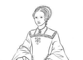 Królowa Elizabeth kolorowanka królowa Elizabeth do druku