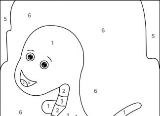 Maluj według cyfr malutki maluj według cyfr kolorowanka maluj według cyfr malutki kolorowanka maluj według cyfr