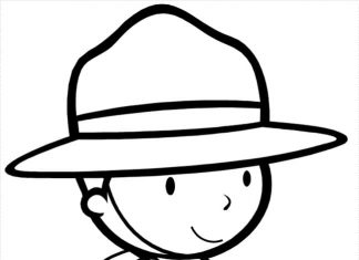 Mały podróżnik w kapeluszu