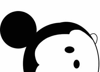 Maskotka Tsum Tsum kolorowanka maskotka Tsum Tsum