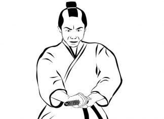 Mężczyzna z kataną