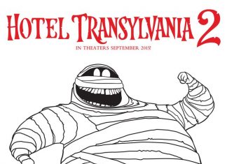 kolorowanka mumia z bajki hotel transylvania