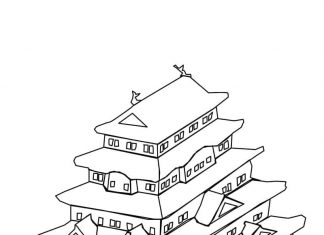 Murowany japoński zamek