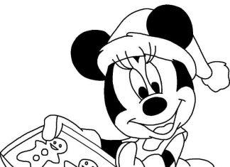 Myszka Mini z ciastkami