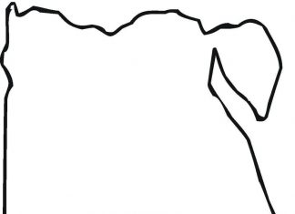 Obrys mapy konturowej kolorowanka obrys mapy konturowej do druku