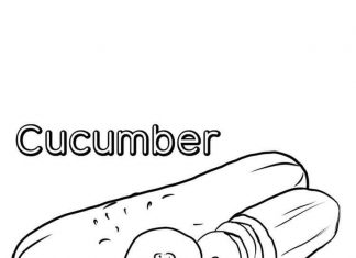 Ogórki zielone kolorowanka ogórki zielone do druku