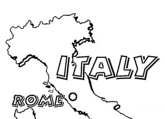 kolorowanka państwo włoskie