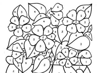 kolorowanka piękny bukiet kwiatków