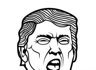 Podobizna Donalda kolorowanka podobizna Donalda