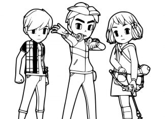 Postacie bajki kolorowanka postacie bajki