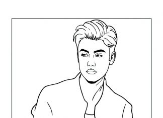 Przystojna gwiazda muzyki