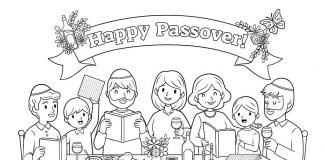 Rodzinne świętowanie kolorowanka rodzinne świętowanie