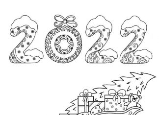 Sanie Świętego Mikołaja kolorowanka sanie Św. Mikołaja