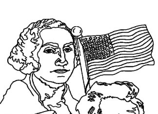 Sławni ludzie dla historii Ameryki kolorowanka sławni ludzie dla historii ameryki